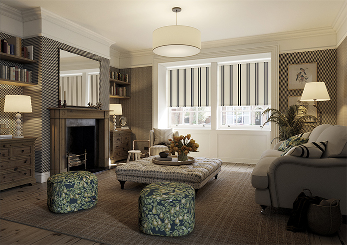 Winnies Stripe, Hudds - Twist&Fit Roller Blind - Image 7